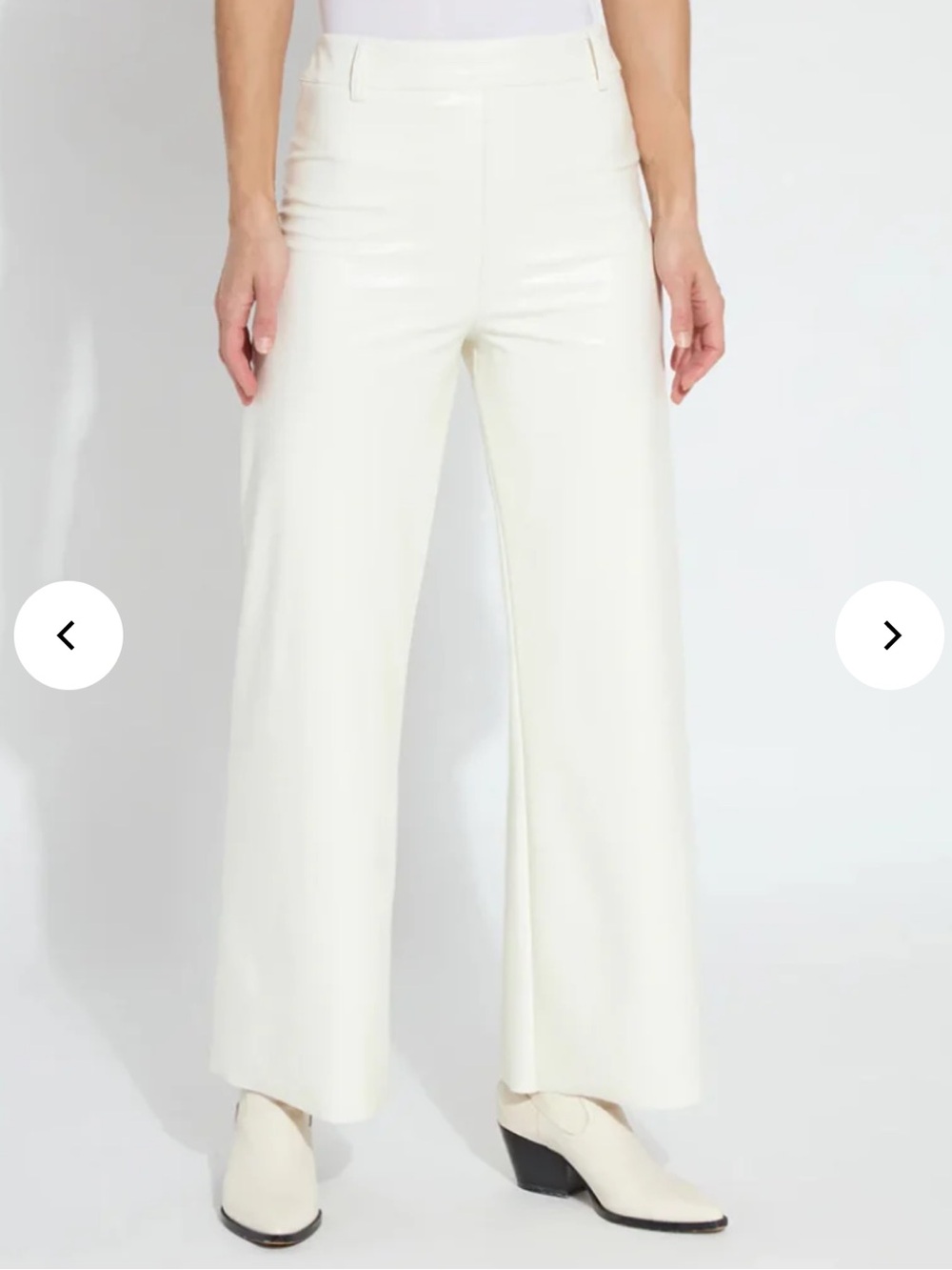 Lysse Vegan Leather High Waist Wide-Leg Pants